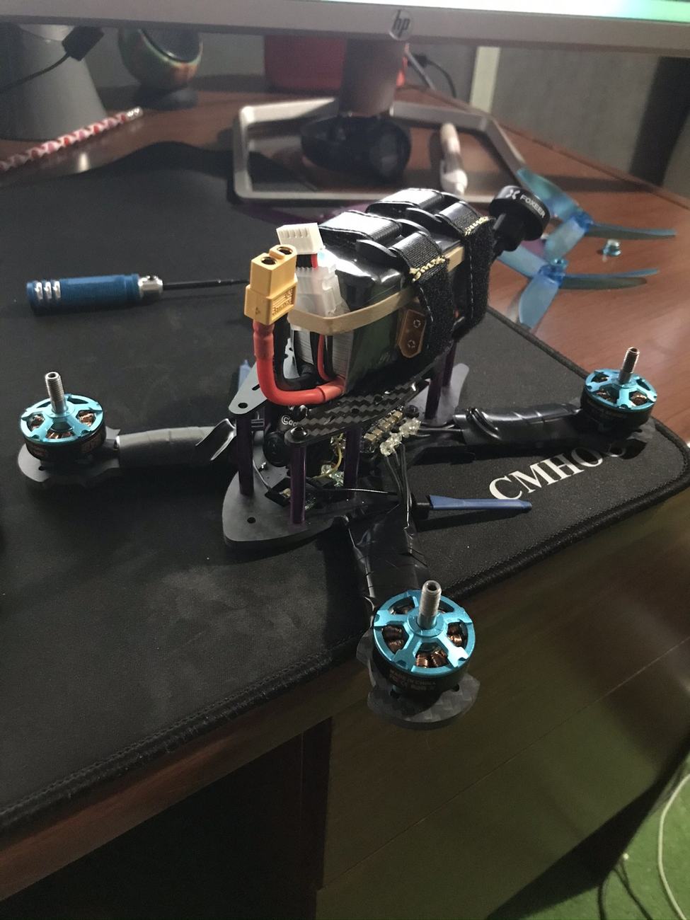 Assembled FPV freestyle drone