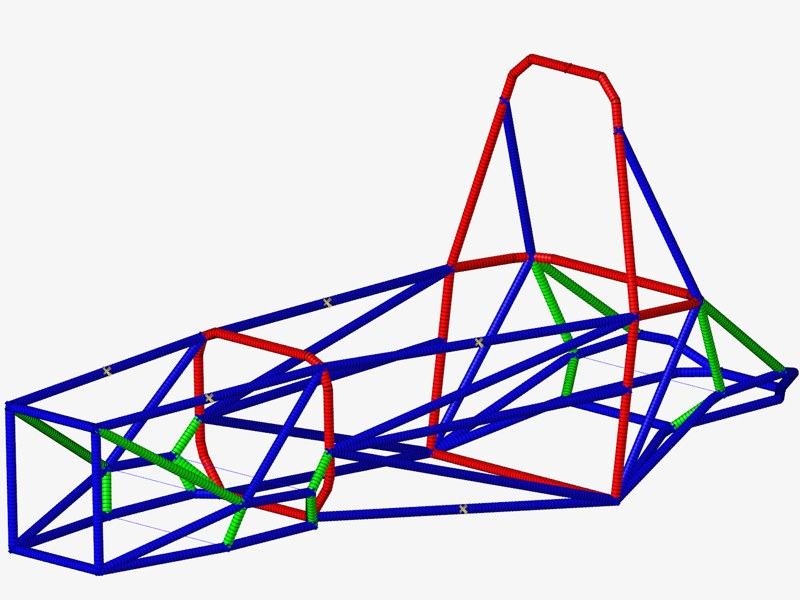 FSAE Chassis Modal Test