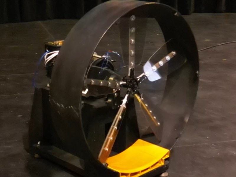 Large Rotary Style Subwoofer for Infrasonic Audio