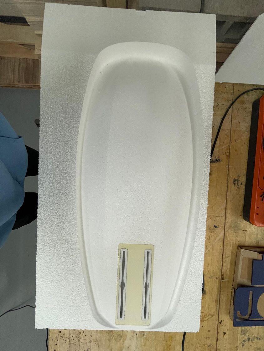 CNC-Machined Hydrofoil Board Core