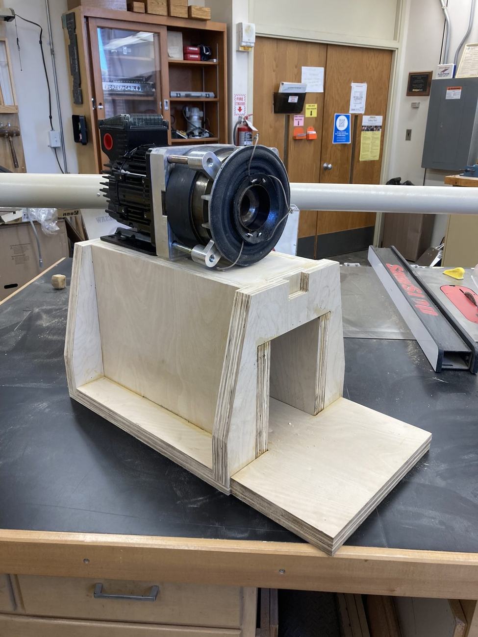 Large Rotary Style Subwoofer for Infrasonic Audio