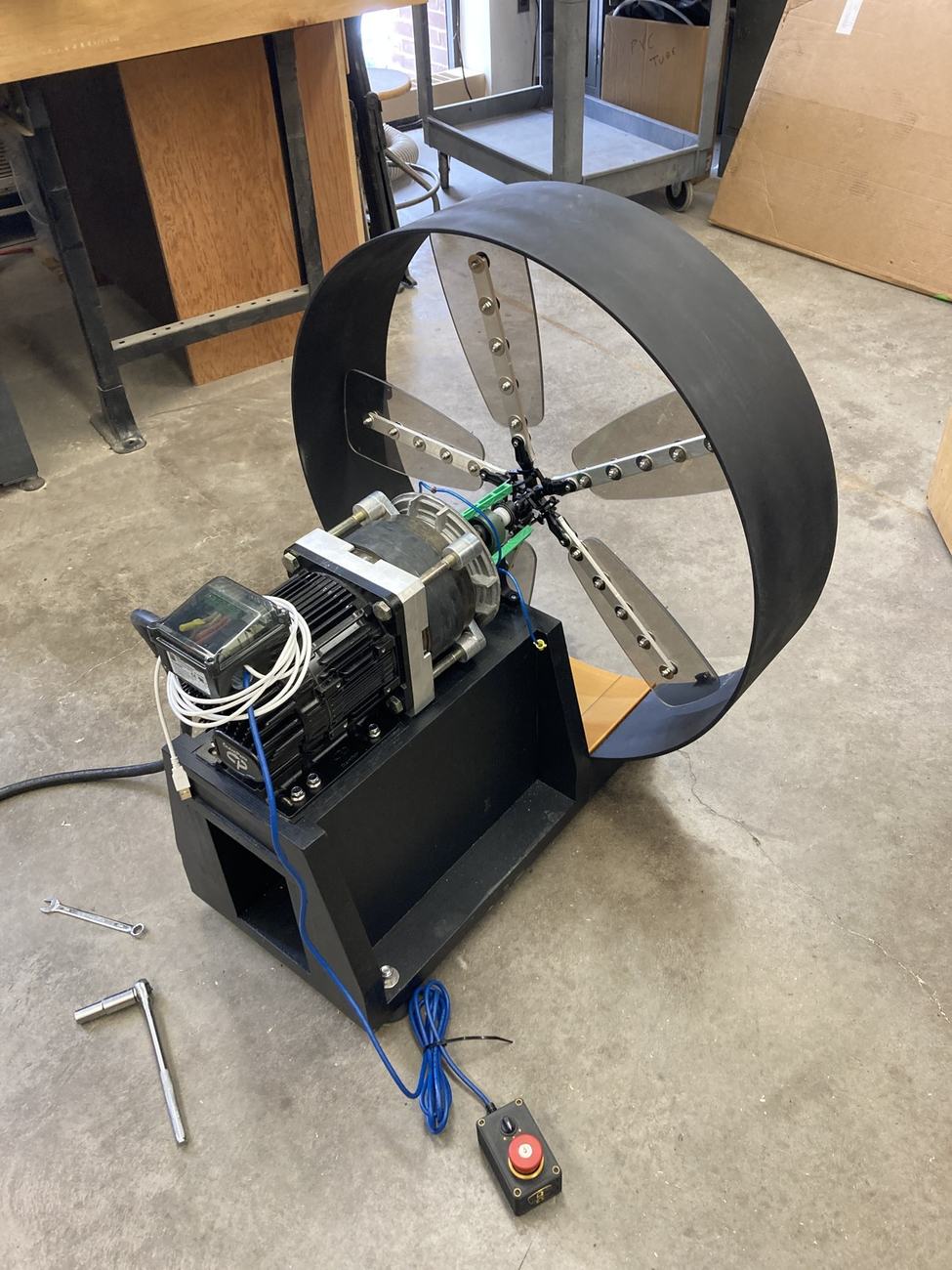 Pitch-linkage and hub assembly close-up