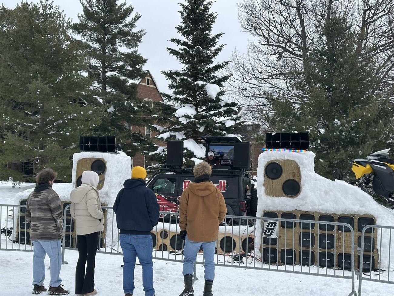 Snow Speakers and Live DJs for Michigan Tech's Winter Carnival